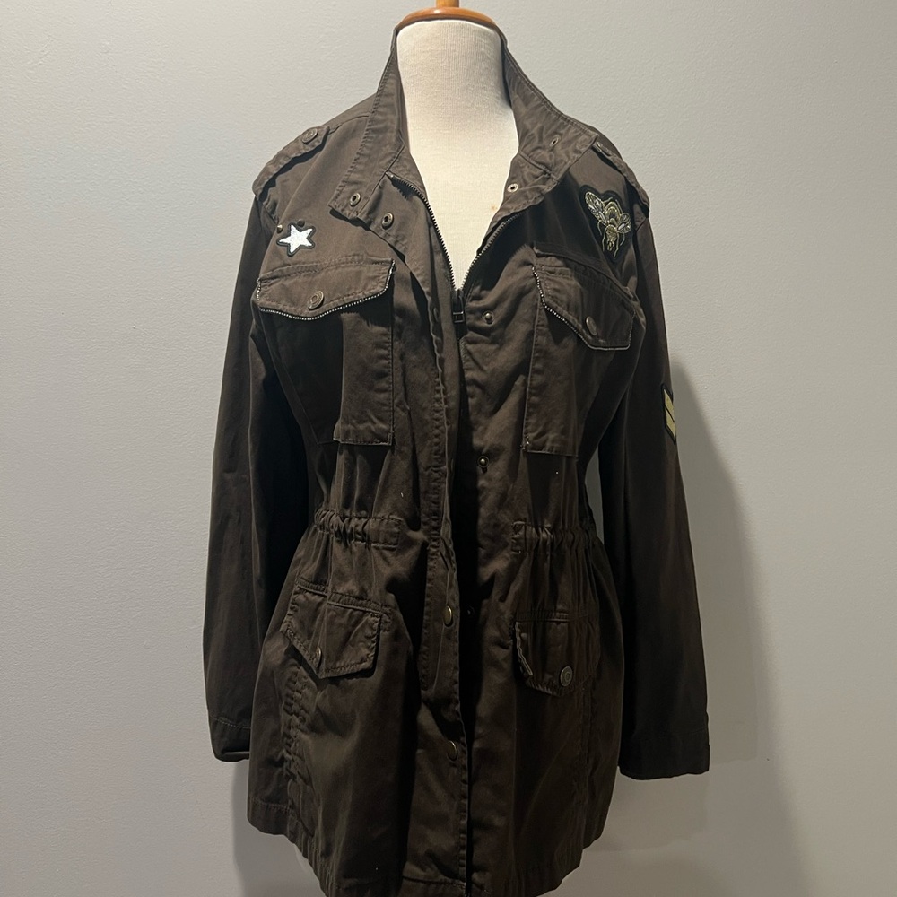 Kensie Dark Brown Utility Jacket
